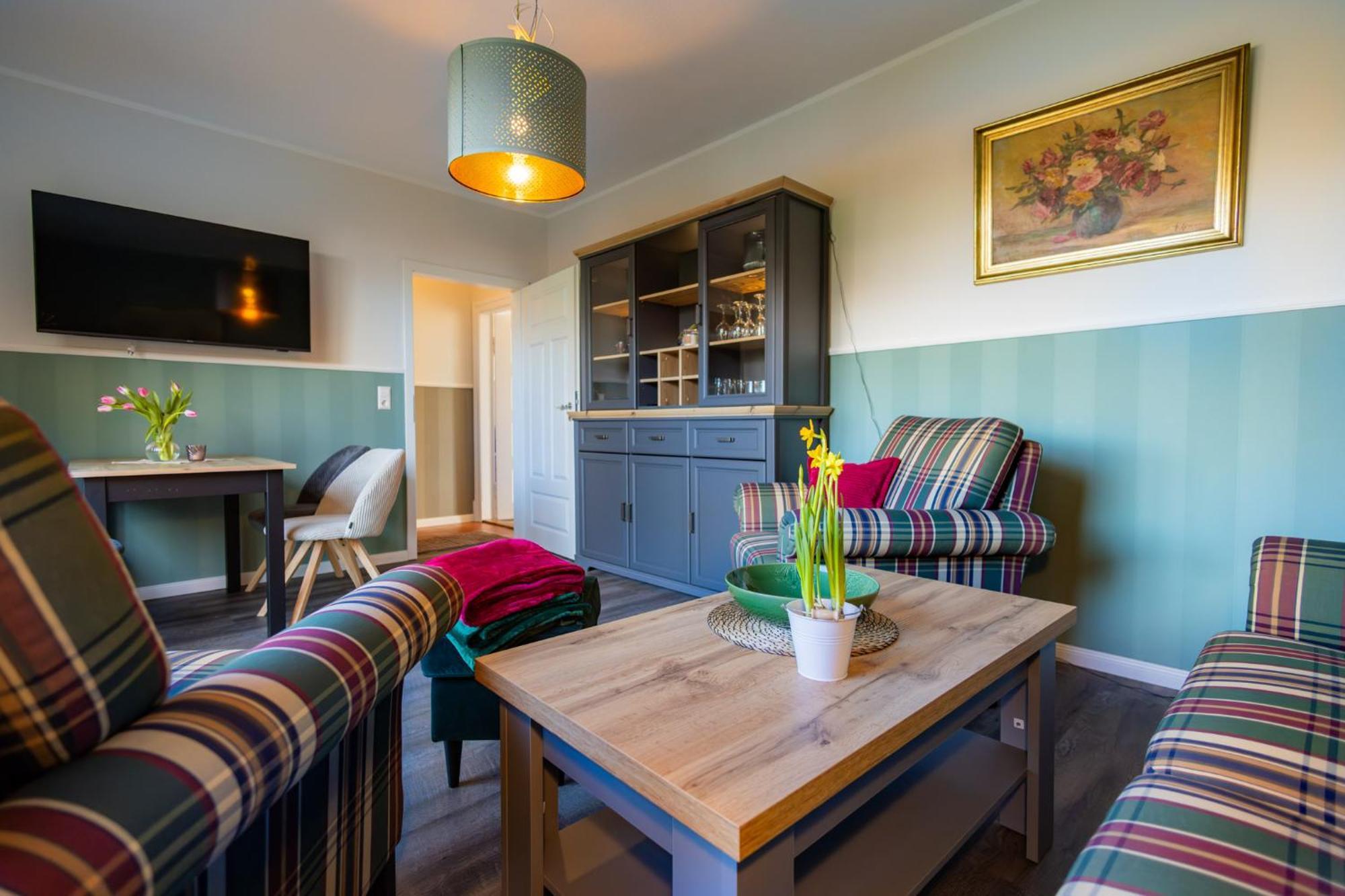 Apartmán Lotsenhaus Schulp bei Nortorf Pokoj fotografie